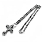 Chrome Hearts Paperchain Necklace With Dagger Pendant