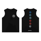 Chrome Hearts Rainbow horseshoe printtank top T-shirt P60