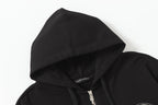 Chrome Hearts Rhinestone Horseshoe Hoodie - Black Gothic Streetwear Sweatshirt 2601