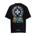 Chrome Hearts Multi-Design Gothic Cross & Horseshoe Graphic T-Shirts (Black/White)