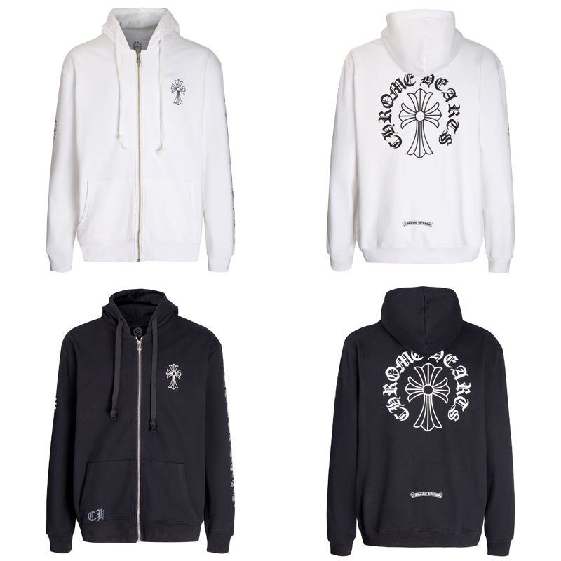 Chrome Hearts New Zip Up Hoodie -5007