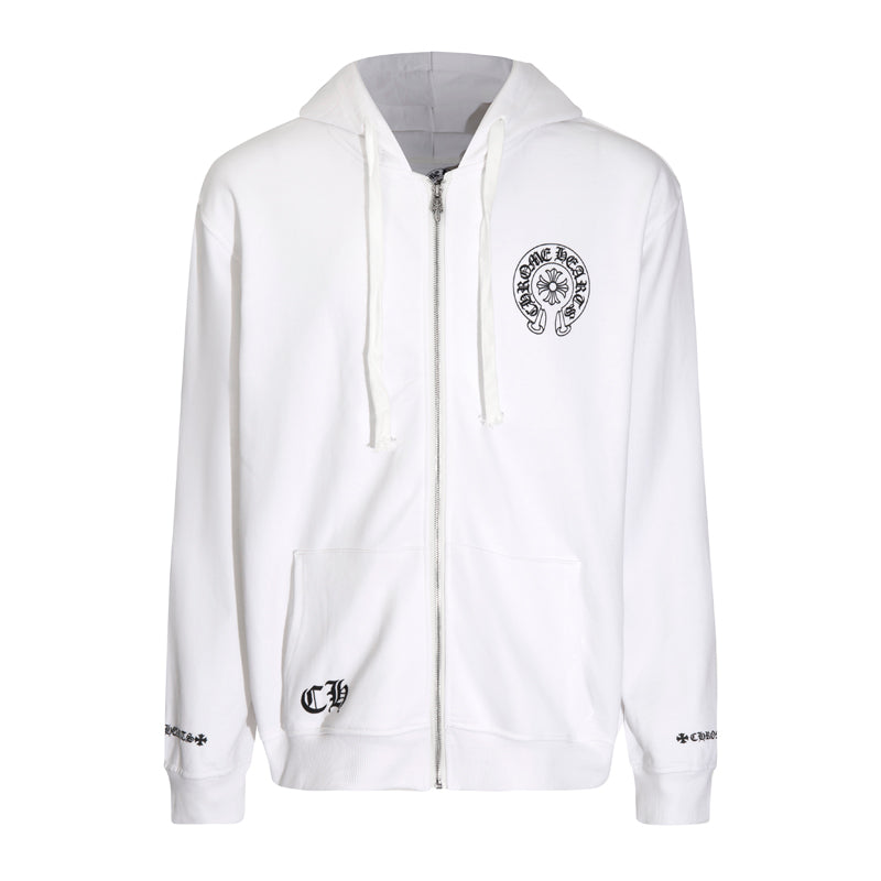 Chrome Hearts New Zip Up Hoodie -5009