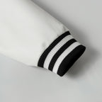 Chrome Hearts Varsity Jacket - Black White Gothic Baseball Coat 2206