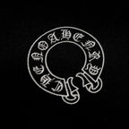 Chrome Hearts Layered Cross Varsity Jacket - Black White Street Style Outerwear 2208