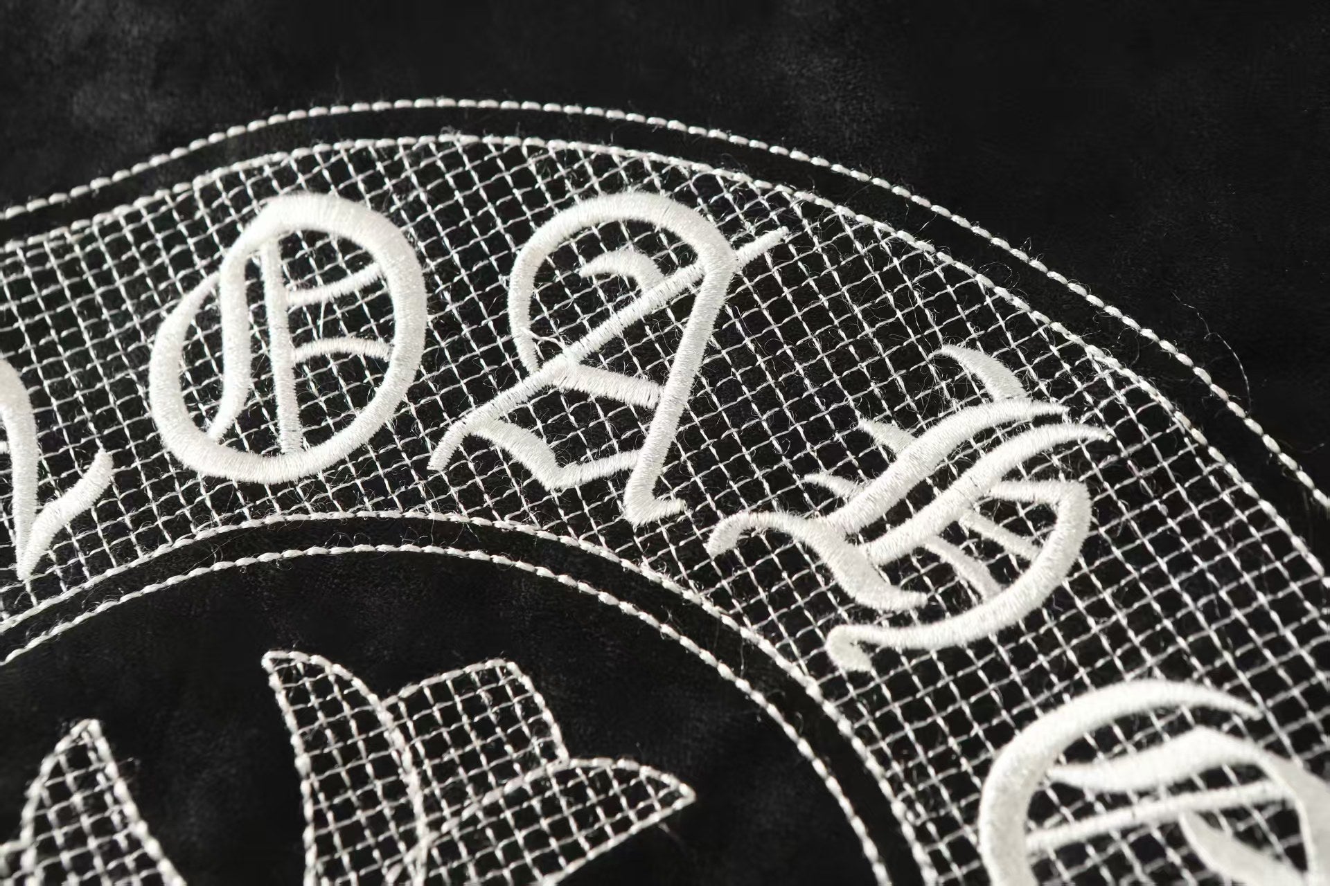 Chrome Hearts Horseshoe Cross Jacket - Black Street Embroidered Coat 8800