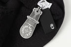 Chrome Hearts Gothic Cross Knit Cardigan - Black Grey Streetwear Jacket 904