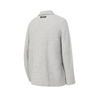 Chrome Hearts Gothic Cross Knit Cardigan - Black Grey Streetwear Jacket 904