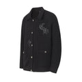 Chrome Hearts Gothic Cross Knit Cardigan - Black Grey Streetwear Jacket 904
