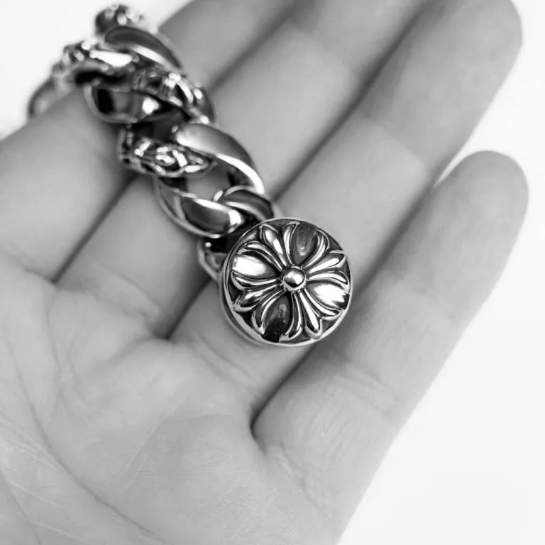 DAGGER ID FANCY LINK CLIP BRACELET -6