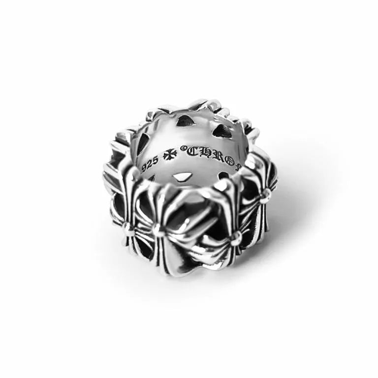 CHROME HEARTS SQUARE CEMETERY RING -9