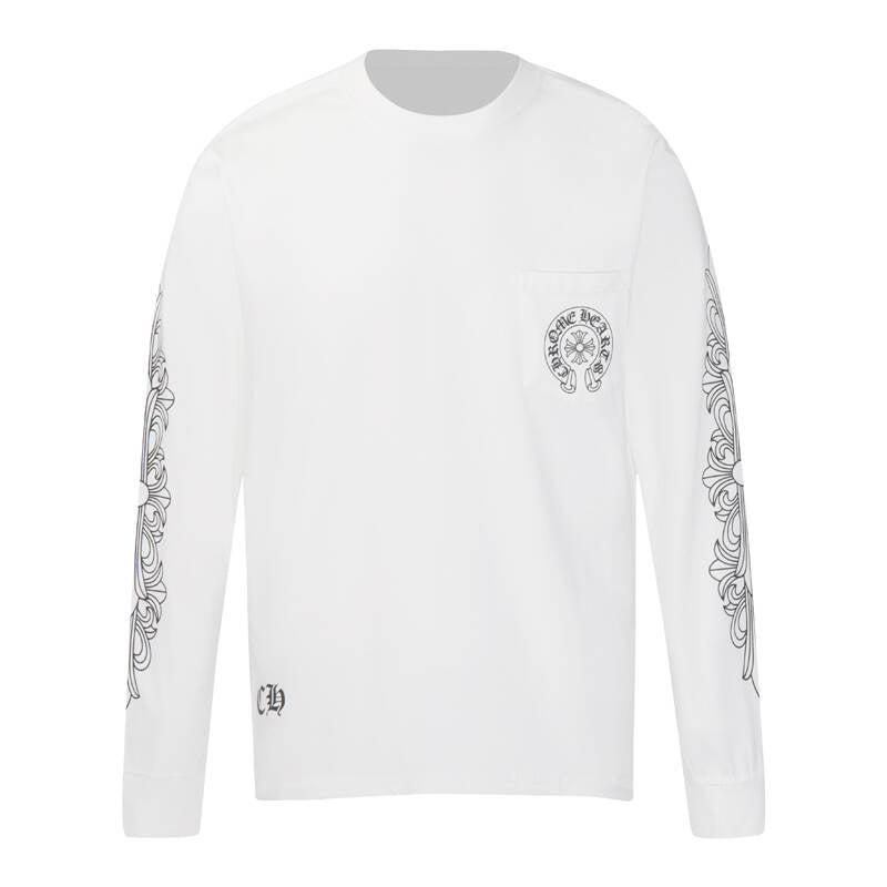 Chrome Hearts Men's Long-Sleeve T-shirtSweatshirt K8008