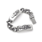 DOUBLE ID FANCY LINK BRACELET -8