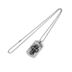 Chrome Hearts TINY CH CROSS CUTOUT DOG TAG