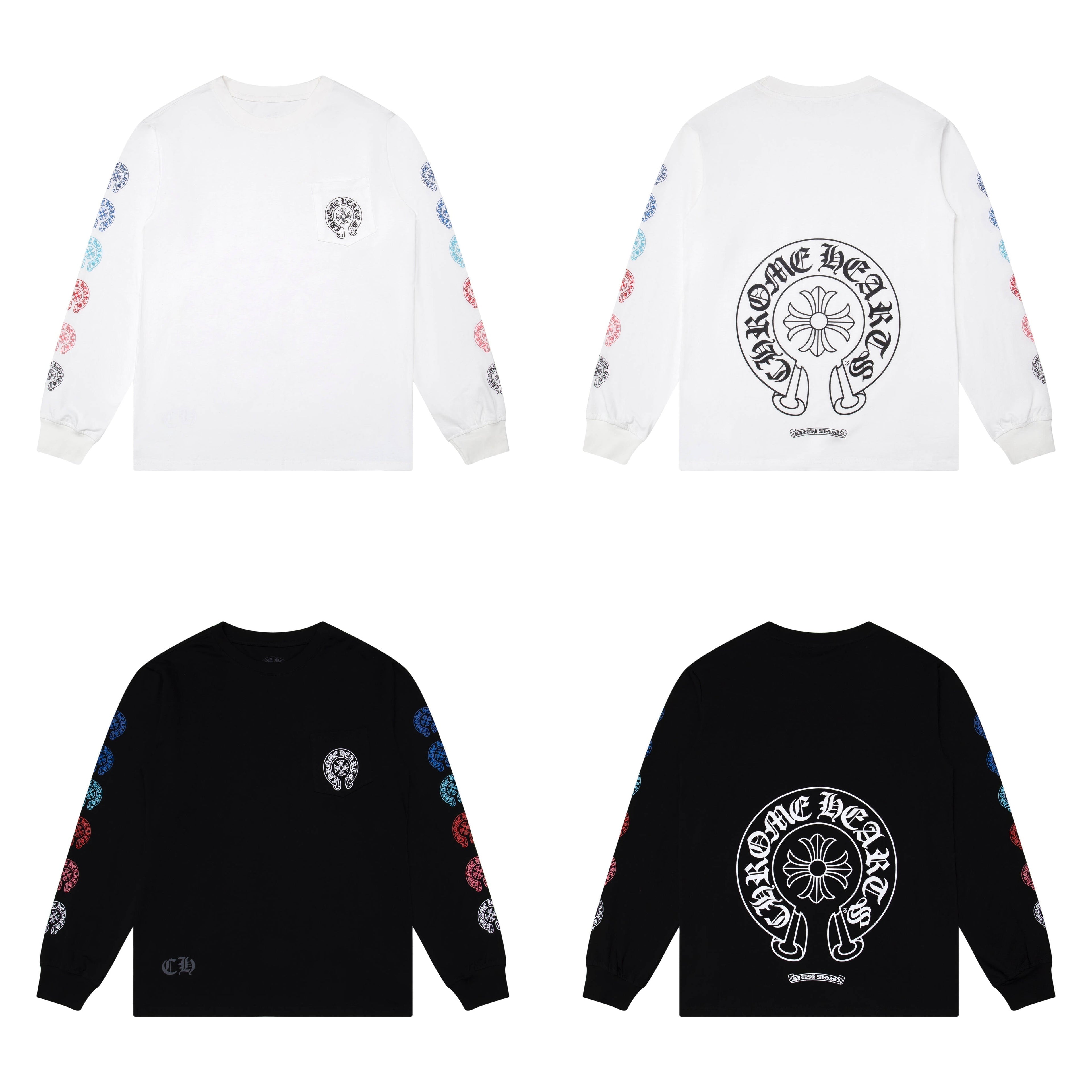 Chrome Hearts Men's Long-Sleeve T-shirtSweatshirt K8009