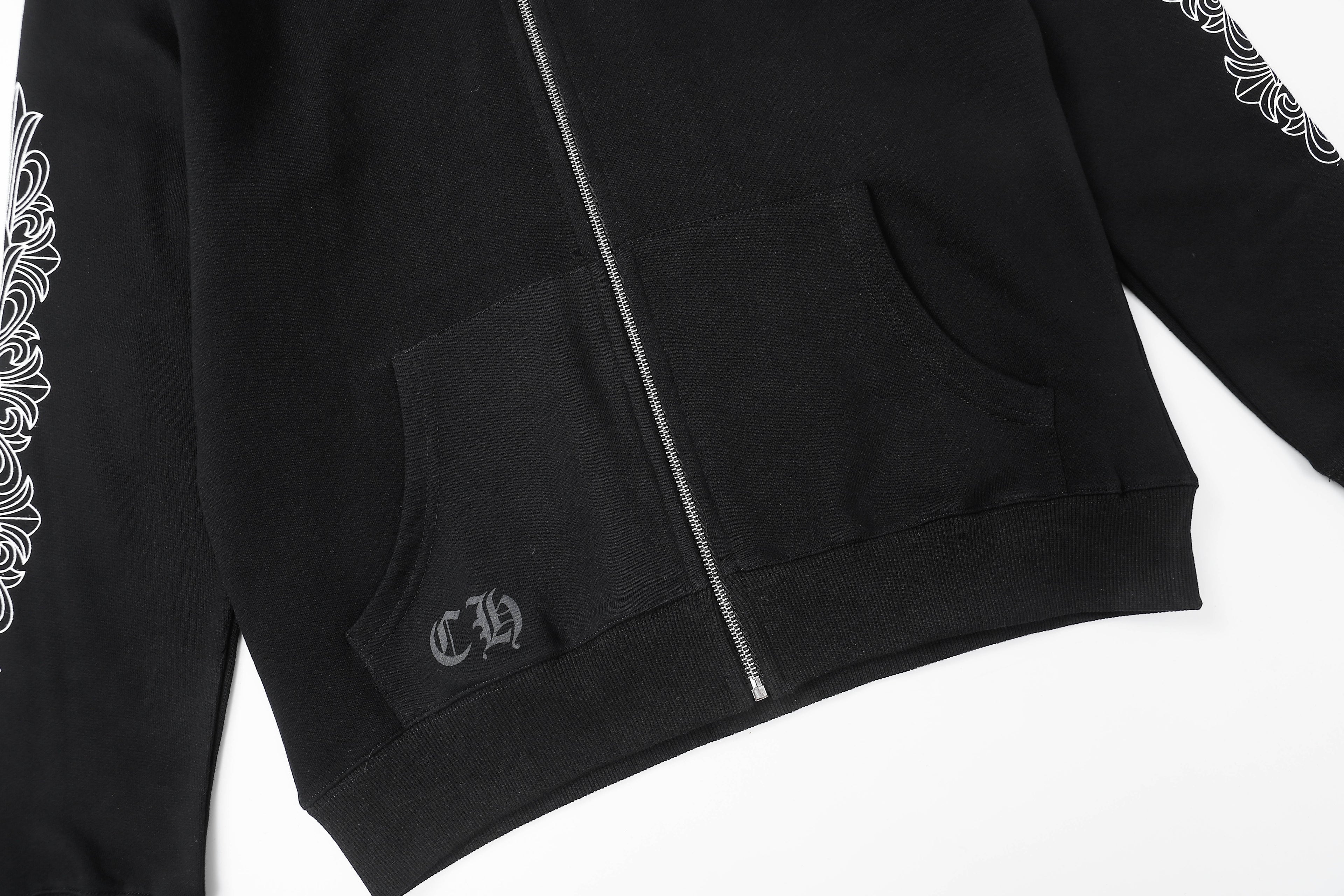 Chrome Hearts New Zip Up Hoodie -8515